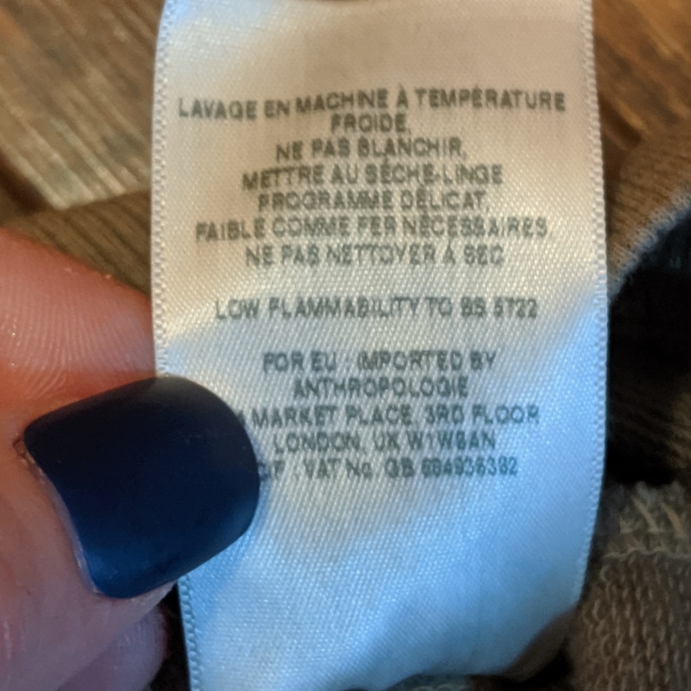 ANTHROPOLOGIE'S T. LA CREW NECK TUNIC SWEATSHIRT - Picture 8 of 8